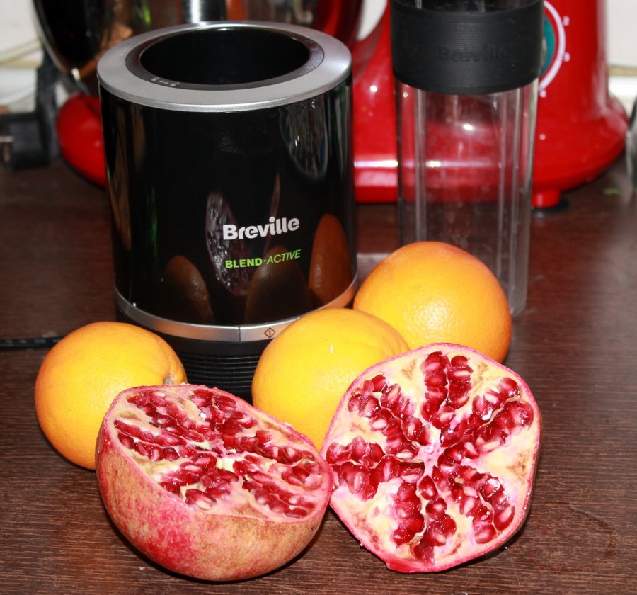 Smoothie de portocale cu rodie