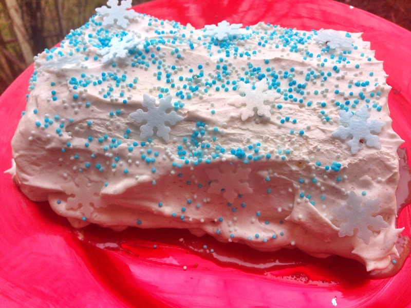 Tort de piscoturi cu ciocolata