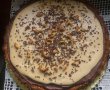 Tarta cu mousse de ciocolata, crema de cocos si unt de arahide, cu blat Pretzel-1