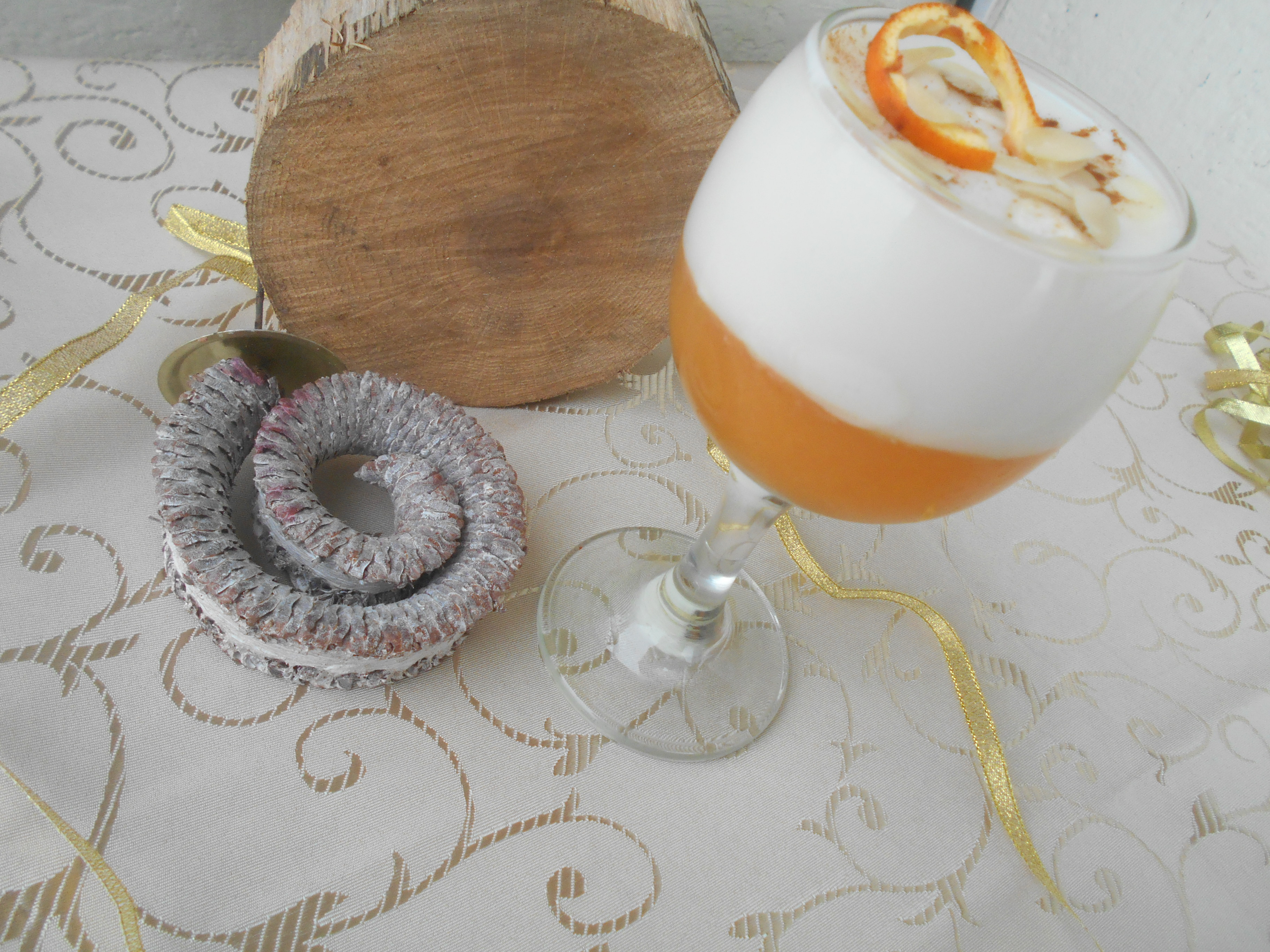 Panna cotta cu portocale 