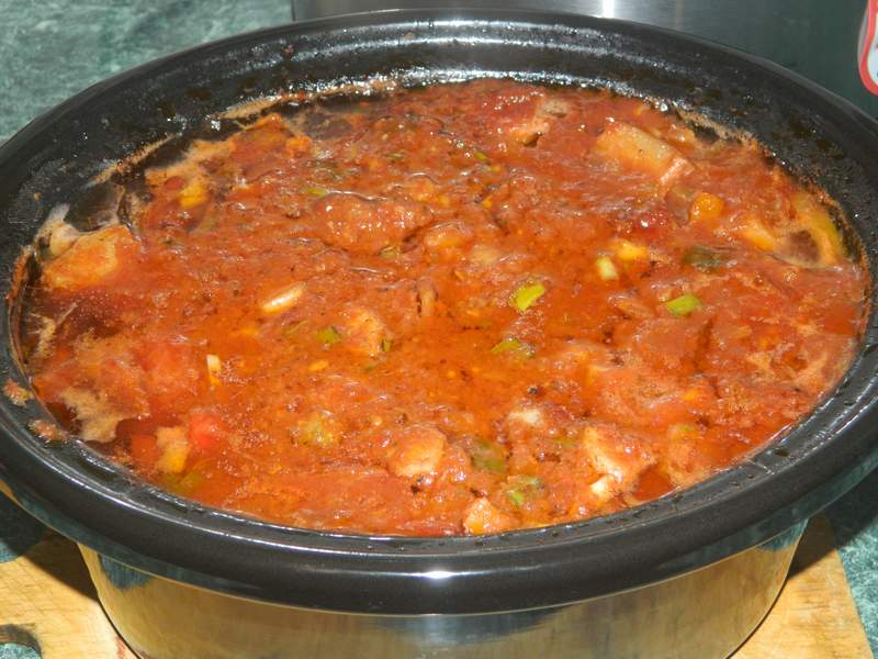 Carne de porc cu legume la slow cooker Crock-Pot