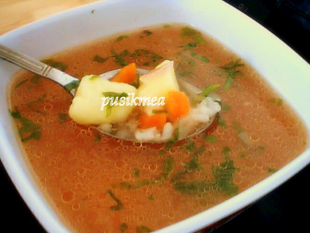 Ciorba de legume cu orez