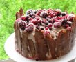 Tort cu fructe de padure si crema de ciocolata-31