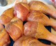 Pulpe de pui cu mustar invelite cu bacon la cuptor-1