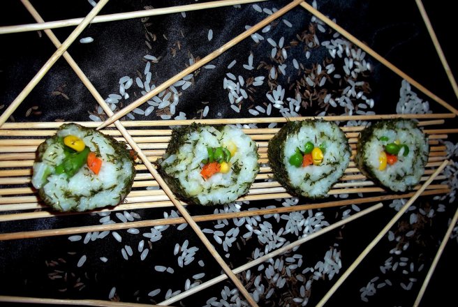 Sushi cu legume