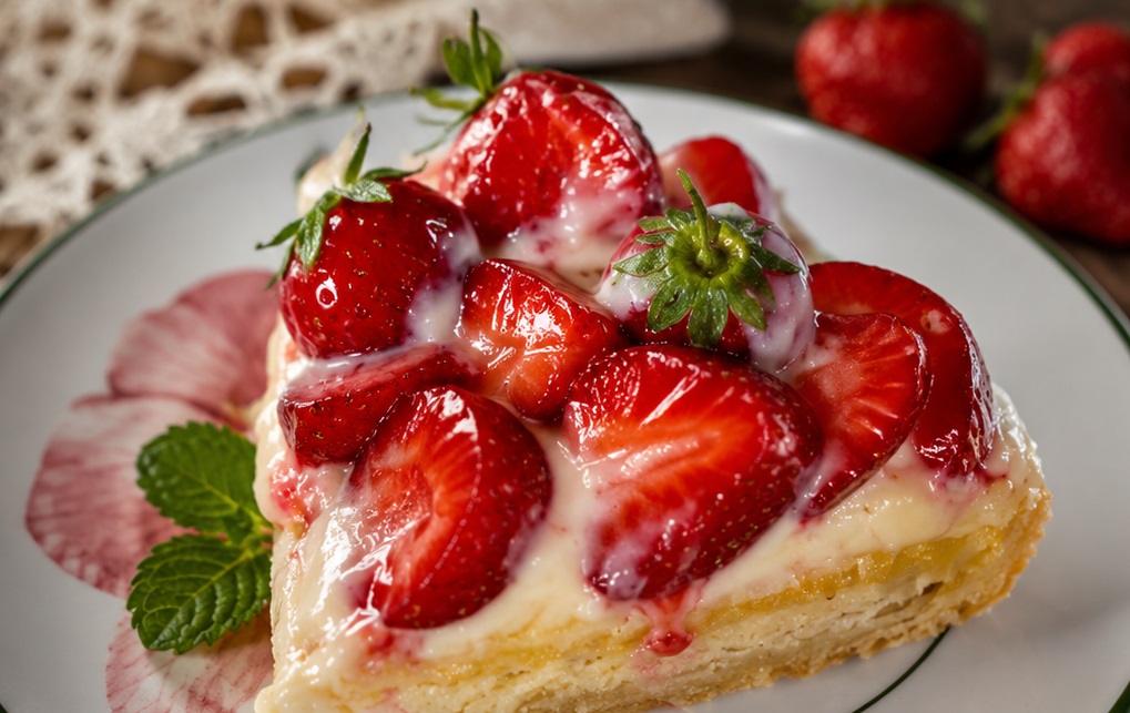 Tarta cu capsuni