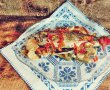 Chefal cu praz, ciuperci si rosii la cuptor-13