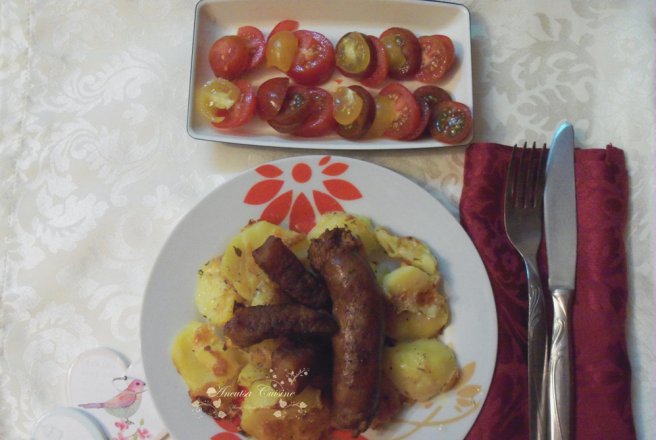 Porc cu cartofi copti