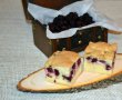 Desert prajitura cu mure si crema de branza-8