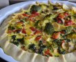 Tarta cu ciuperci, broccoli si ardei-7