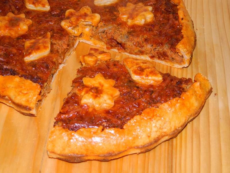 Tarta cu carne tocata