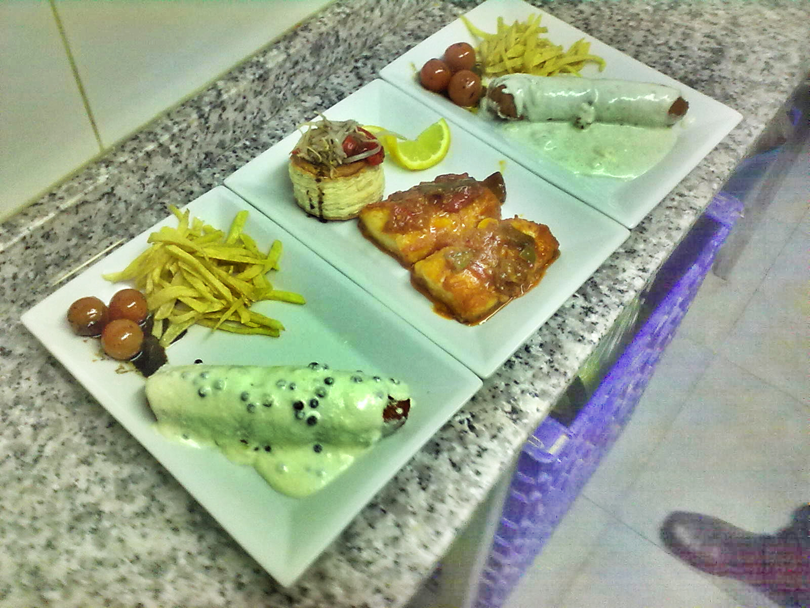 Rollo de pollo a la pimienta