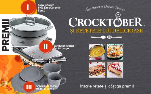 CONCURS - Crocktober si rețetele lui delicioase