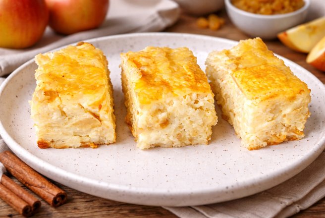 Desert budinca de orez cu mere