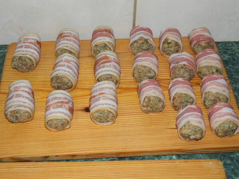 Chiftele in bacon