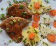 Ficat de porc in sos de vin, cu legume natur-0