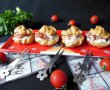Aperitiv choux-uri cu crema de branzeturi si prosciutto-4