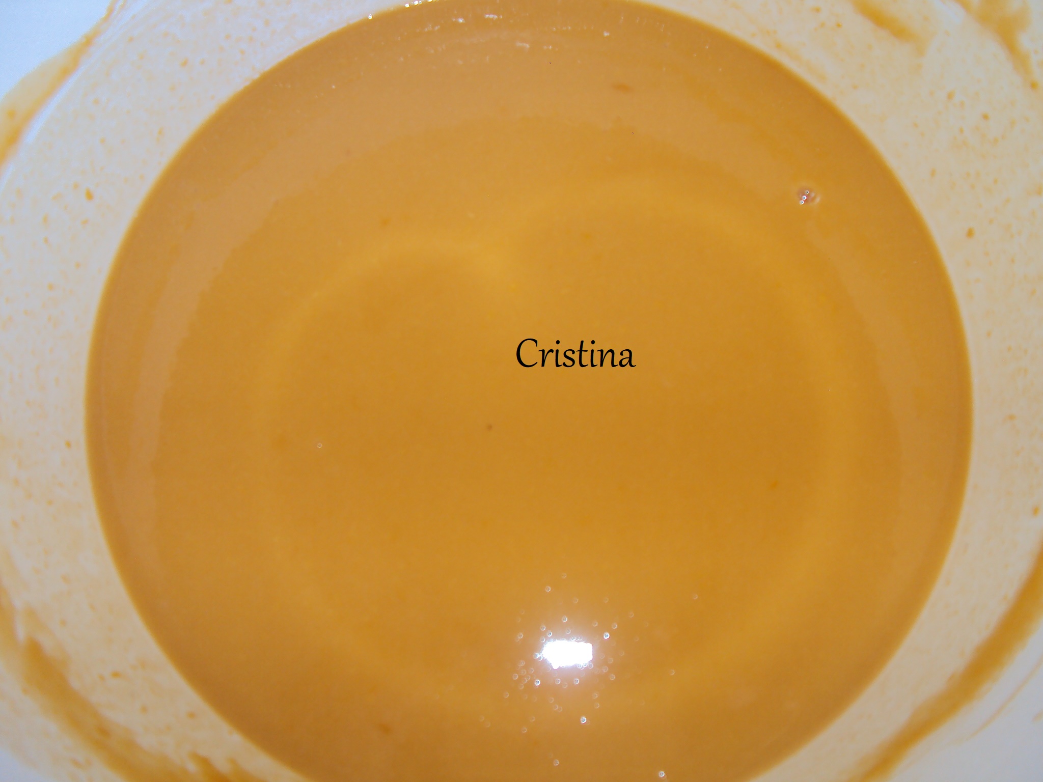 Desert mousse de caramel