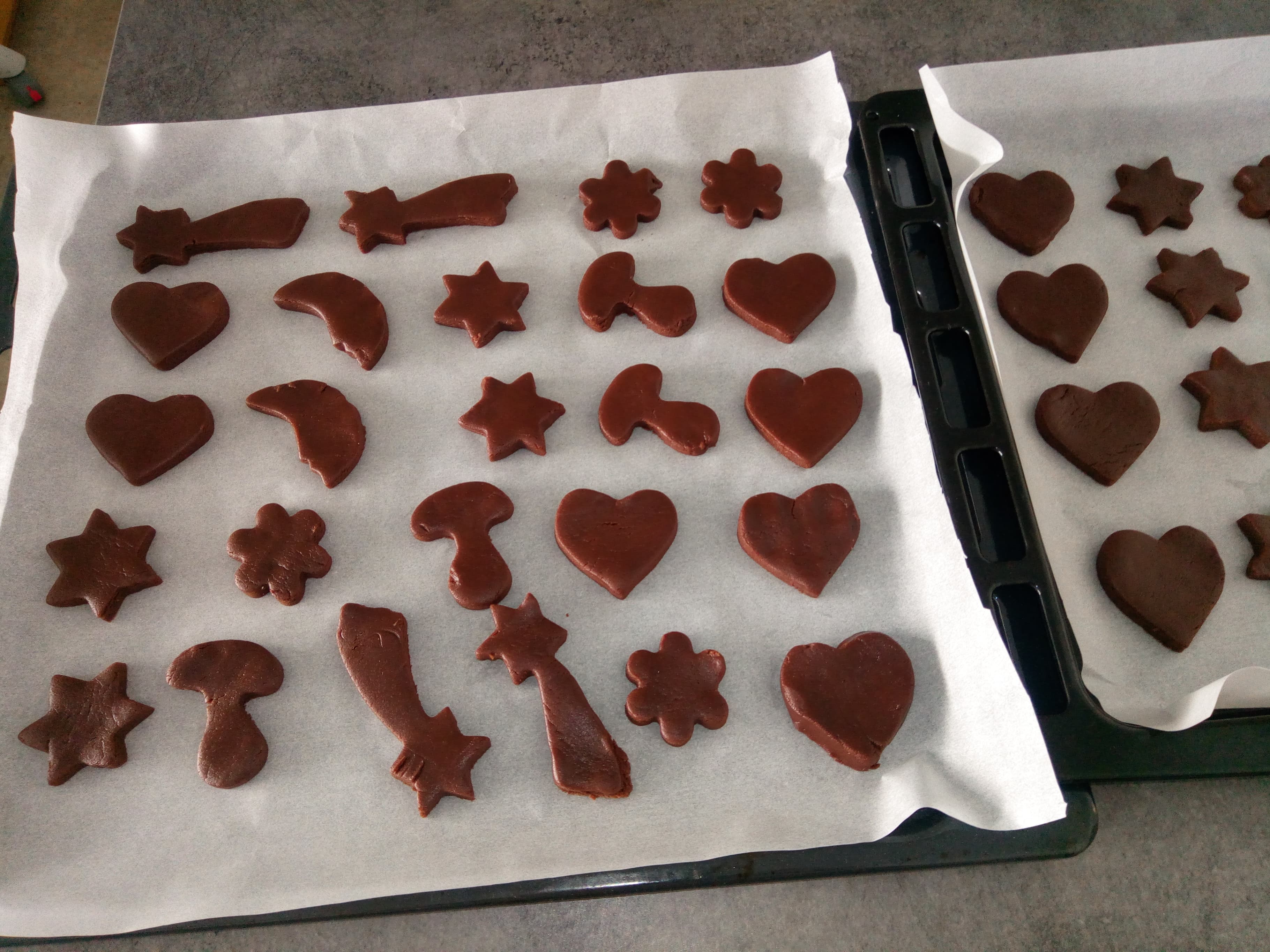 Biscuiti fragezi cu cacao