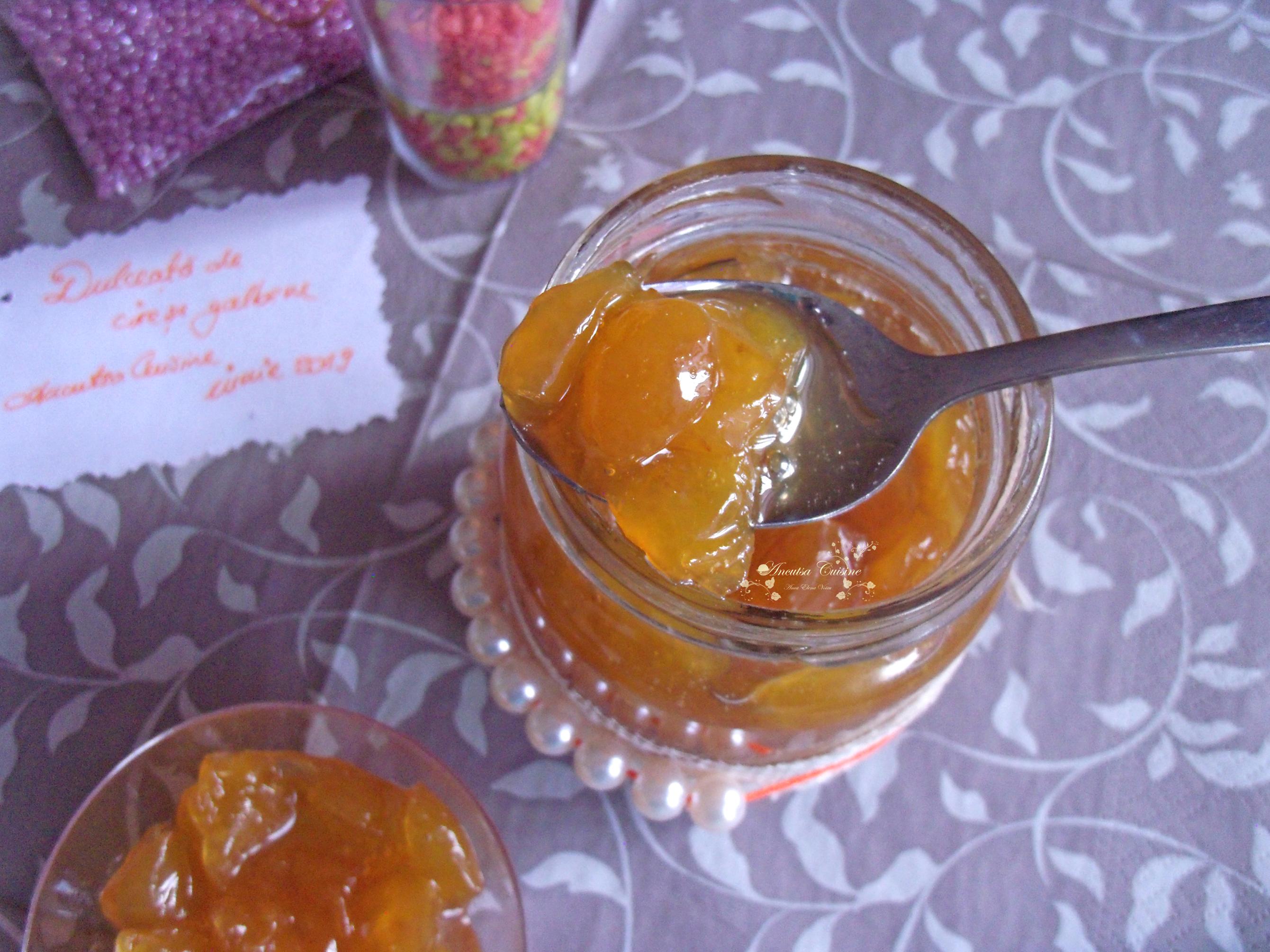 Dulceata de cirese galbene