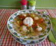 Supa de legume, cu taitei si oua posate-9