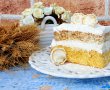 Desert prajitura cu nuca de cocos si crema cu ciocolata alba si lapte condensat (Raffaello)-18