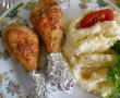 Ciocanele de pui, cu vin si usturoi, la cuptor-12