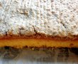 Desert prajitura cu gem de piersici si bezea cu nuci-9