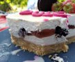 Desert cheesecake cu jeleu de capsuni si sirop de menta-7