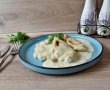 Piept de pui cu sos gorgonzola si smantana de gatit-4