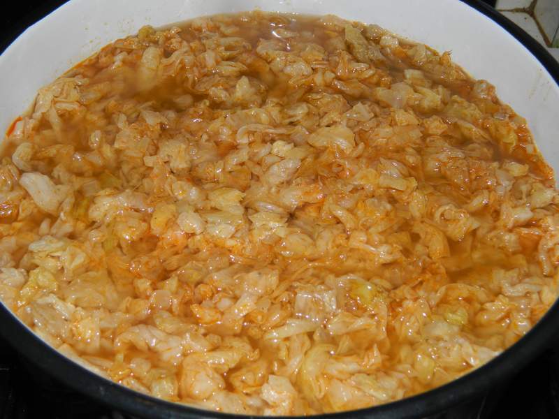 Varza murata cu afumatura la cuptor
