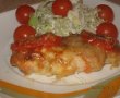 Piept de pui cu rosii gratinate-3