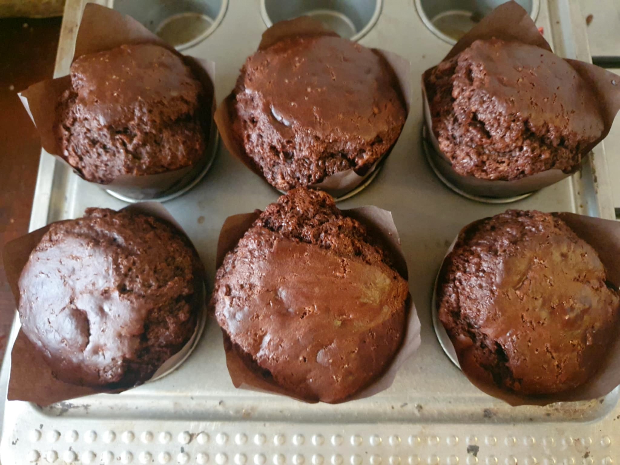 Briose cu ciocolata - Pufoase si cu gust intens