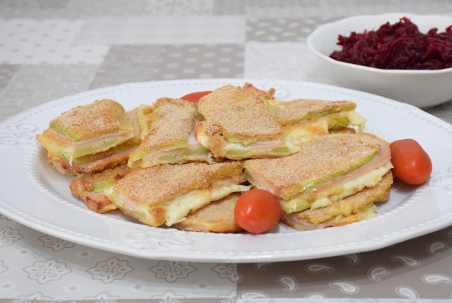 Cordon bleu cu dovlecei la cuptor