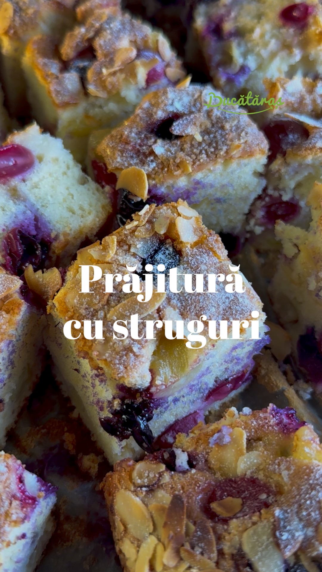 Prăjitură pufoasă cu struguri -  Gust și parfum într-un desert de toamnă