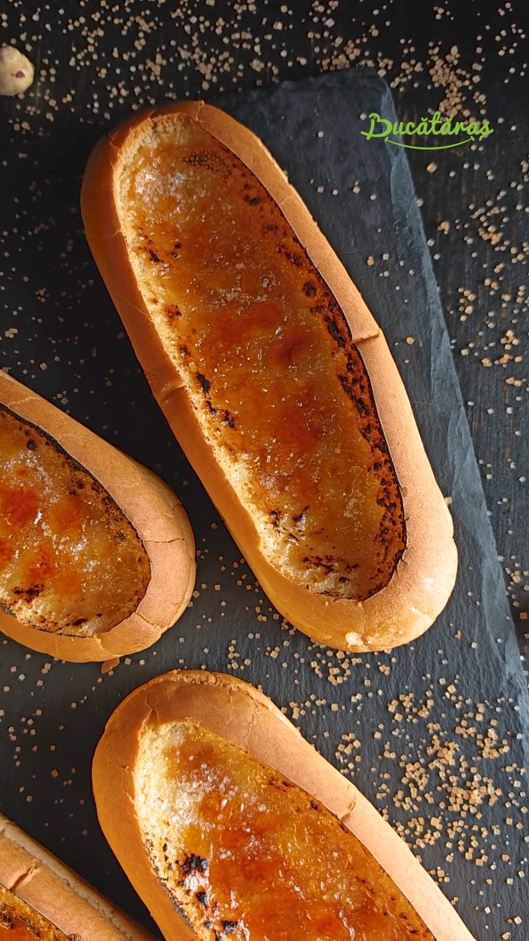 Pâinici creme brulee - Desert rapid și aromat