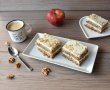 Prajitura cu nuca, mere si crema de vanilie - Reteta delicioasa-5